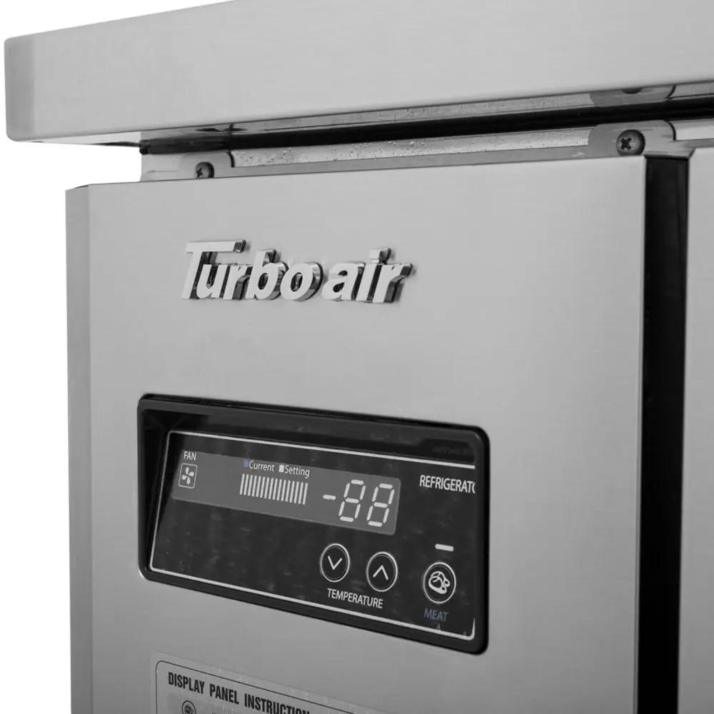 Turbo Air JUF-48S-N: 47.25" 2-Door Undercounter Freezer - Efficient & Durable Commercial Freezer