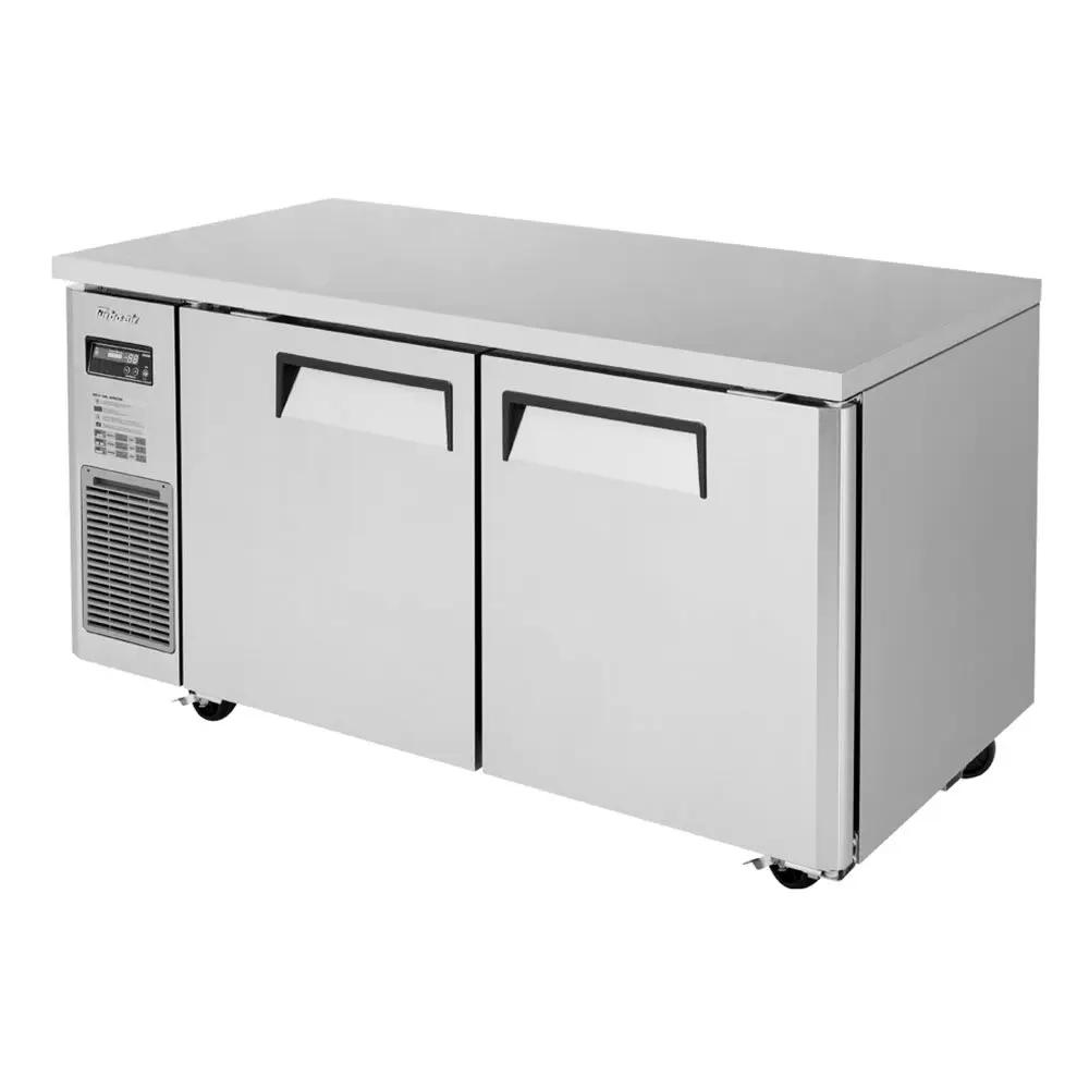 Turbo Air JUF-60-N 59" Undercounter Freezer - 2 Sections, 2 Doors, 115V
