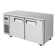 Turbo Air JUF-60-N 59" Undercounter Freezer - 2 Sections, 2 Doors, 115V