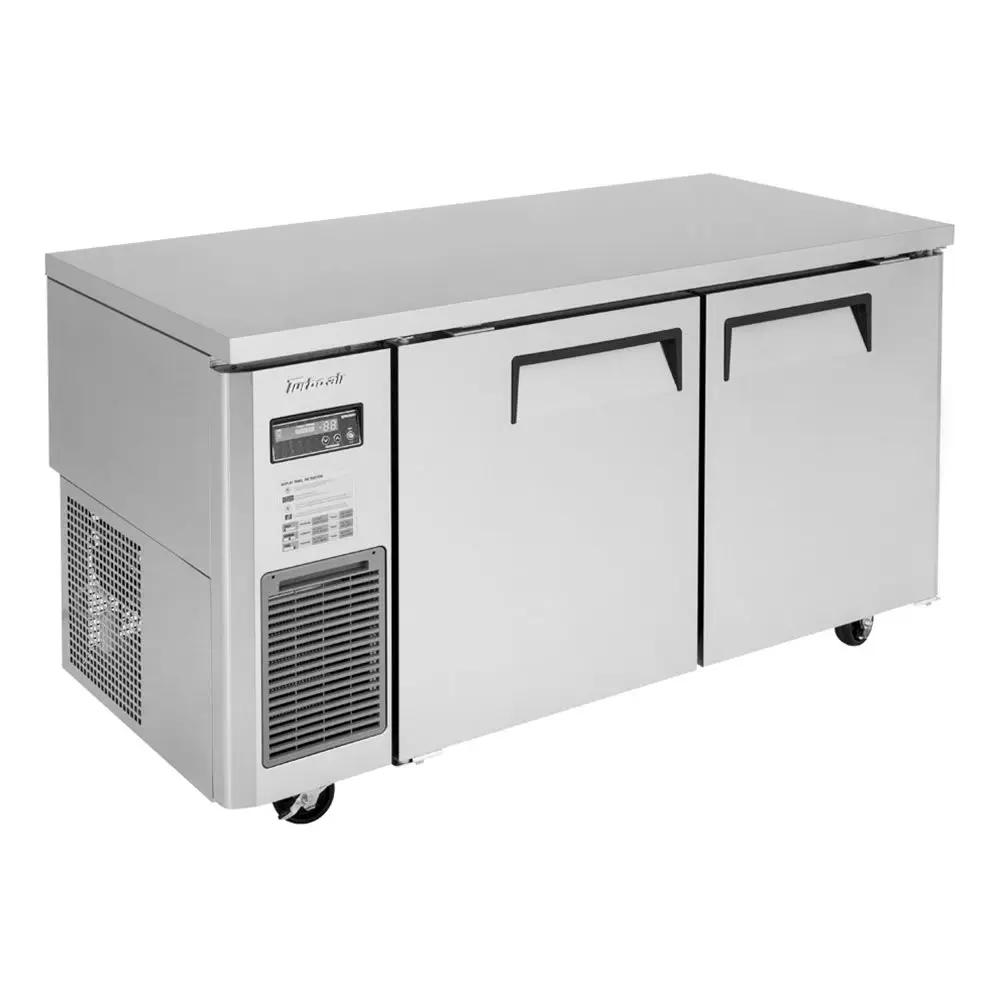Turbo Air JUF-60-N 59" Undercounter Freezer - 2 Sections, 2 Doors, 115V