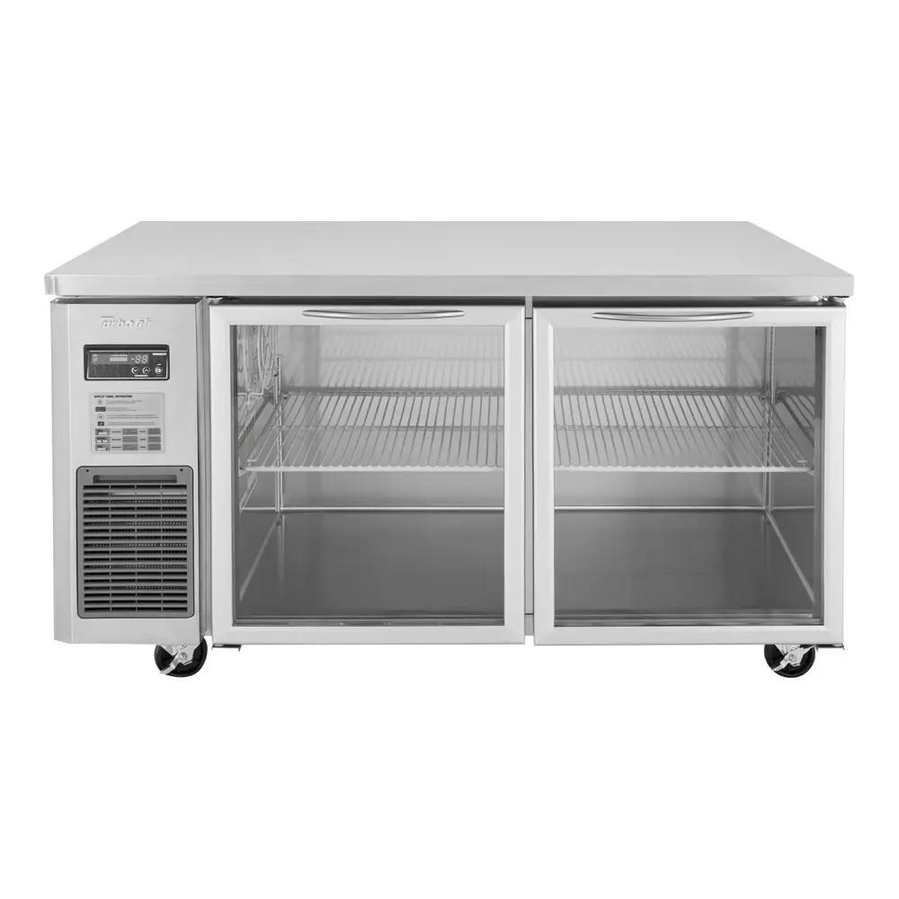 Turbo Air JUR-60-G-N 59" Undercounter Refrigerator - 2 Doors, 13.58 cu. ft.
