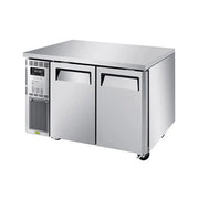 Turbo Air JURF-48-N 47.25" Undercounter Refrigerator/Freezer - 2 Sections, Stainless Steel