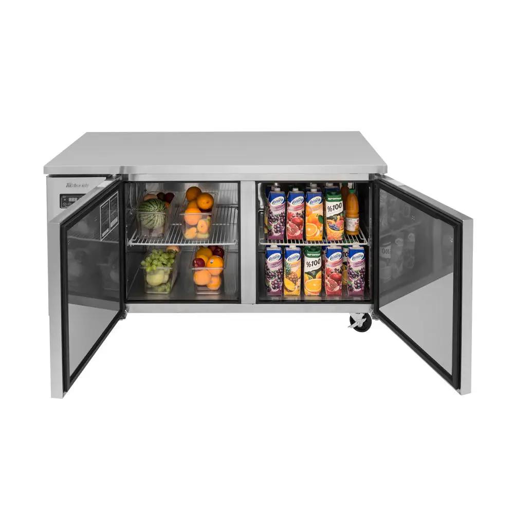 Turbo Air JURF-60-N 59" Dual Zone Undercounter Refrigerator/Freezer - 115V