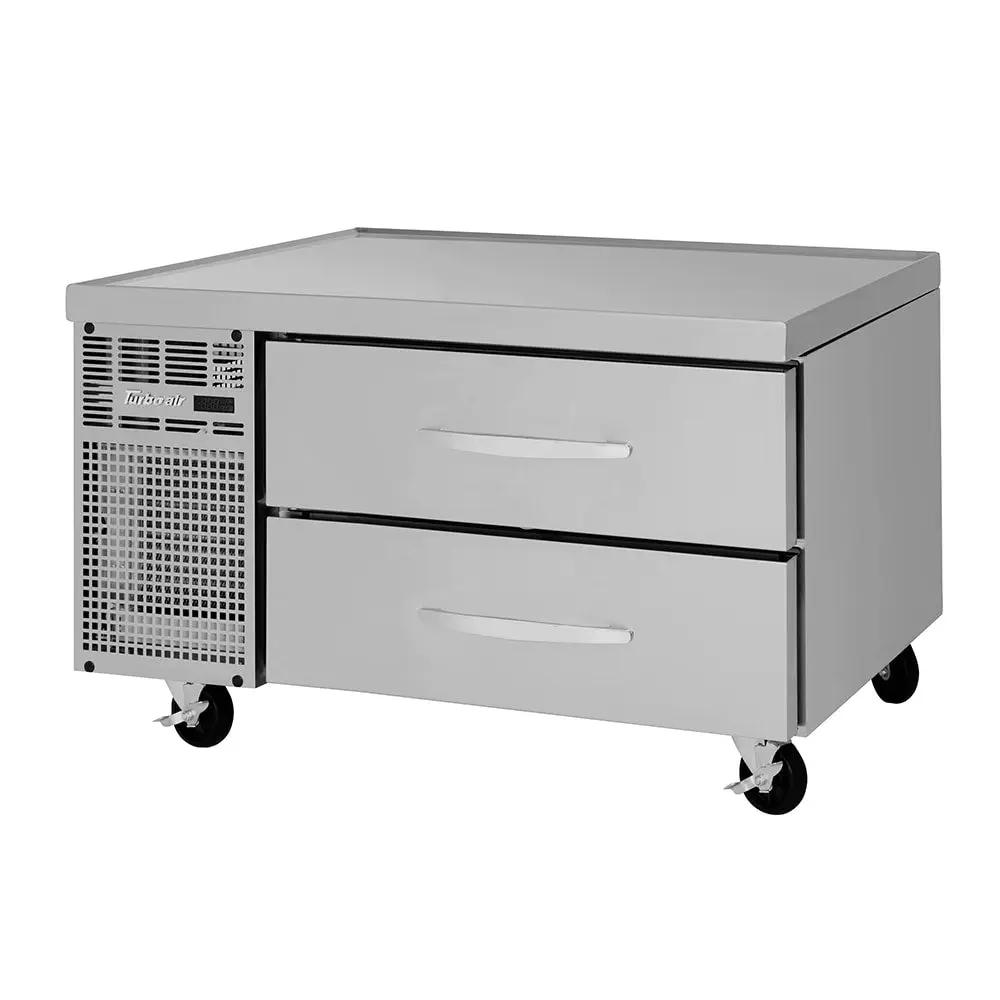 Turbo Air PRCBE-36F-N 36" PRO Series Chef Base Freezer - 2 Drawers, -10 to 0°F, Stainless Steel Top, R290 Refrigerant, 115V
