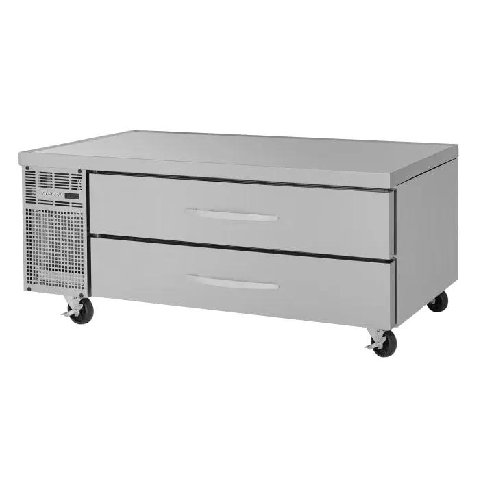 Turbo Air PRCBE-60F-N PRO Series 60" Chef Base Freezer with 2 Drawers - 115V