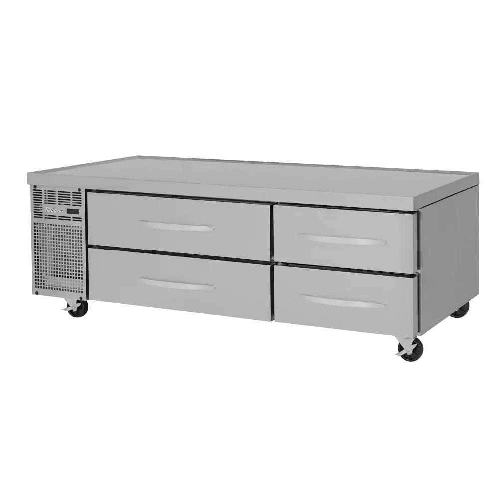 Turbo Air PRCBE-72F-N 72" PRO Series Chef Base Freezer: High-Performance Food Storage