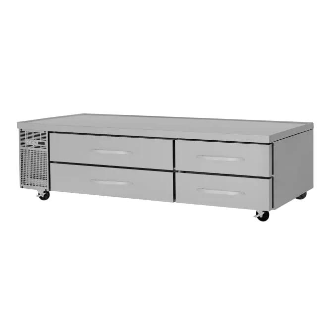 Turbo Air PRCBE-96F-N 96" PRO Series Chef Base Freezer - 115v | 4 Drawers, -10°F to 0°F