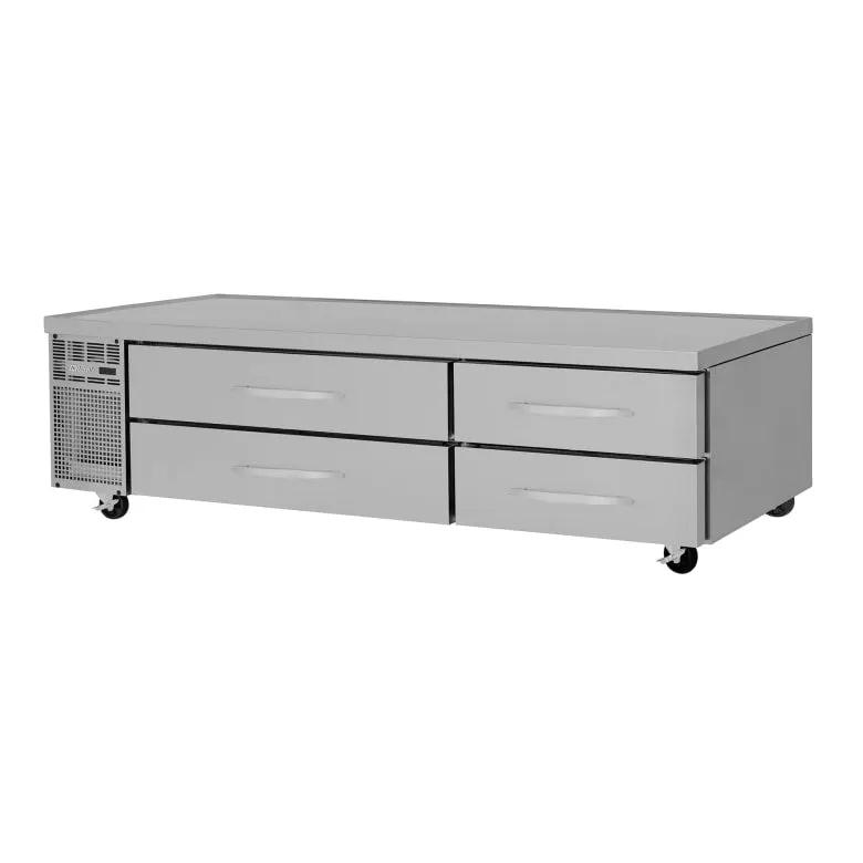Turbo Air PRCBE-96F-N 96" PRO Series Chef Base Freezer - 115v | 4 Drawers, -10°F to 0°F