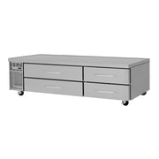 Turbo Air PRCBE-96R-N 96" PRO Series Chef Base: Professional Food Prep Station with 4 Drawers