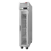 Turbo Air PRO-15R-G-N: 17 3/4" Reach-In Refrigerator with Right-Hinged Glass Door