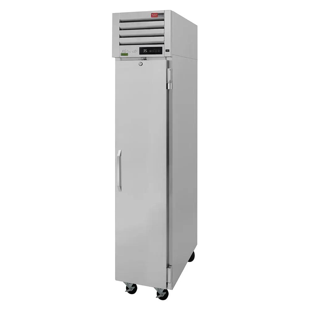 Turbo Air PRO-15R-N: 17.75" One-Section Reach-In Refrigerator with Right-Hinge Solid Door (115V)