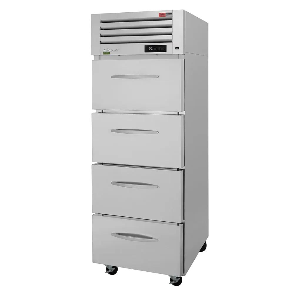 Turbo Air PRO-26R-D4-N: 28.75" Reach-In Refrigerator with 4 Drawers