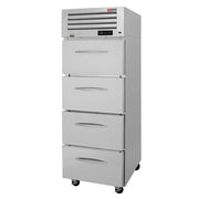 Turbo Air PRO-26R-D4-N: 28.75" Reach-In Refrigerator with 4 Drawers