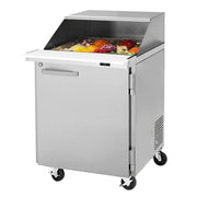 Turbo Air PST-28-12-N-SL PRO Series Mega Top Sandwich/Salad Prep Table - 27 1/2", Refrigerated Base, 115v