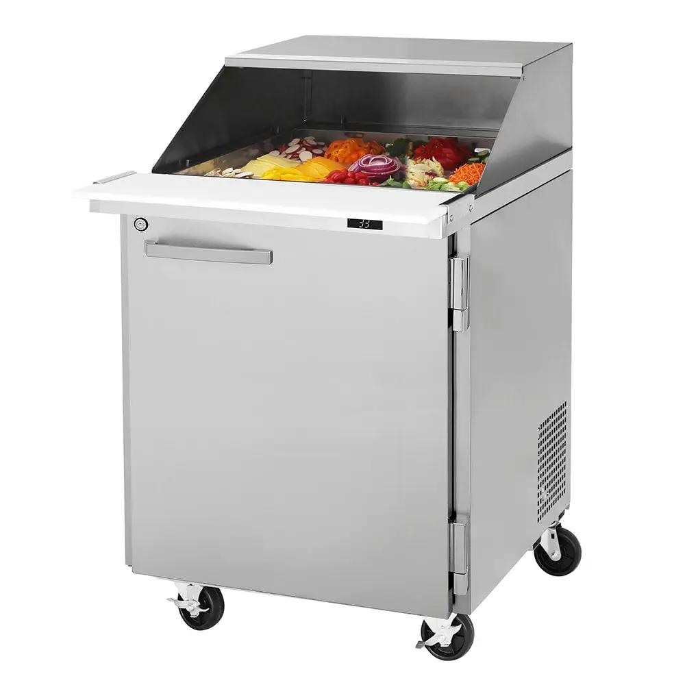 Turbo Air PST-28-12-N-SL PRO Series Mega Top Sandwich/Salad Prep Table - 27 1/2", Refrigerated Base, 115v