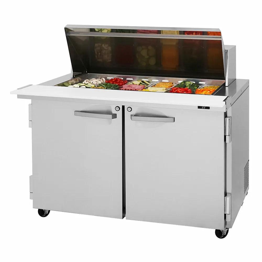 Turbo Air PST-48-18-N PRO Series Mega Top Sandwich/Salad Prep Table - 48 1/4", 115v