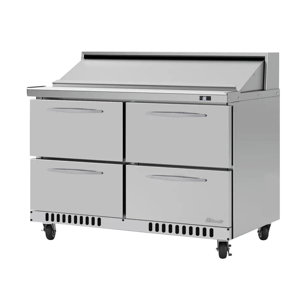 Turbo Air PST-48-D4-FB-N 48" PRO Series Refrigerated Sandwich and Salad Prep Table