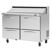Turbo Air PST-48-D4-N 48" PRO Series Sandwich & Salad Prep Table (115V)