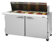 Turbo Air PST-60-24-N PRO Series Mega Top Sandwich & Salad Prep Table (60 1/4", 115v)