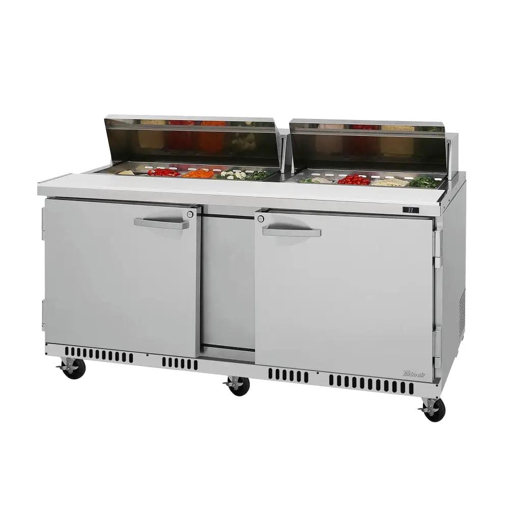 Turbo Air PST-72-FB-N-AL PRO Series 72" Sandwich and Salad Prep Table - 115V