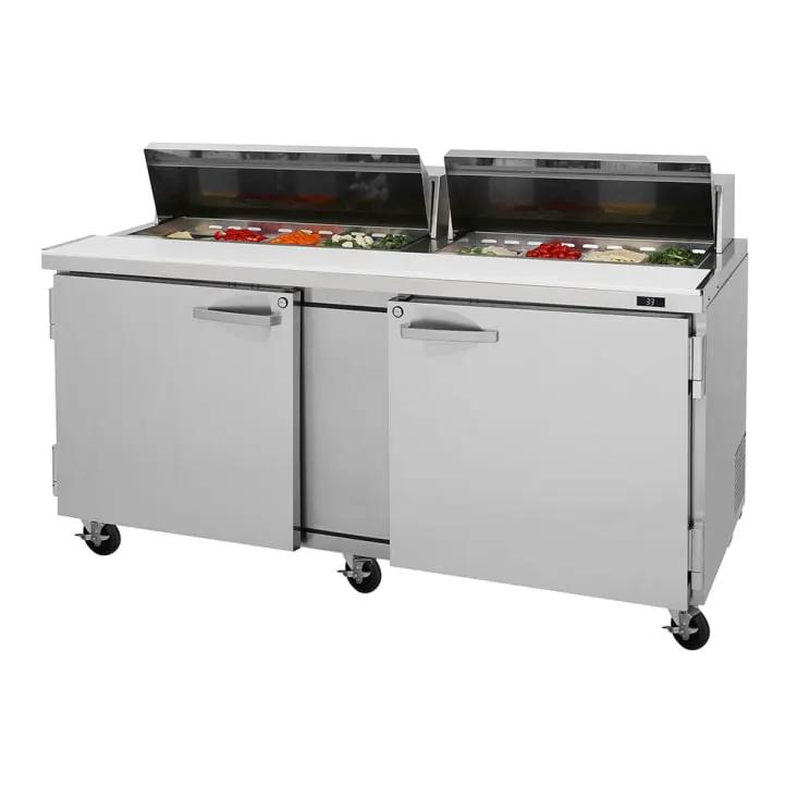 Turbo Air PST-72-N PRO Series 72" Sandwich and Salad Prep Table (115v)