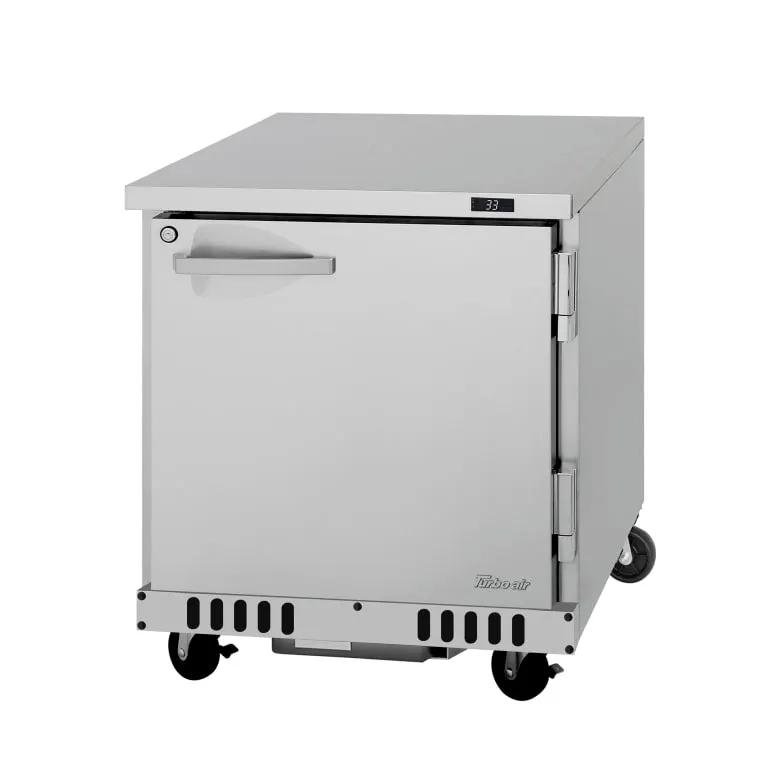 Turbo Air PUR-28-FB-N Undercounter Refrigerator - 6.5 cu. ft. Capacity, Stainless Steel