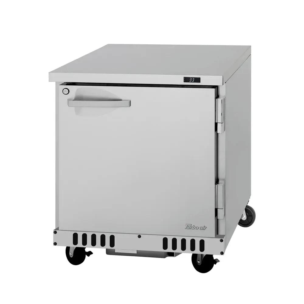 Turbo Air PUR-28-FB-N Undercounter Refrigerator - 6.5 cu. ft. Capacity, Stainless Steel