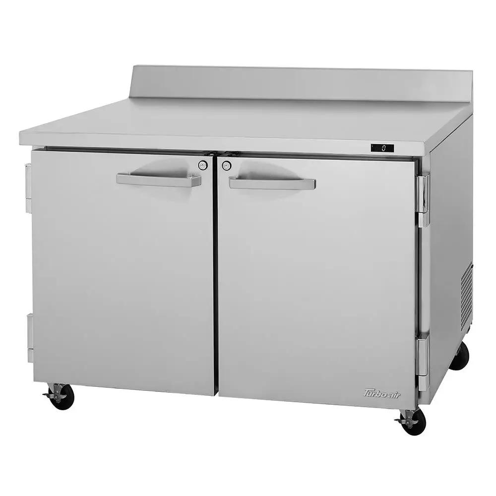 Turbo Air PWF-48-N: 48" 2-Section Worktop Freezer | Stainless Steel | 115V