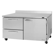 Turbo Air PWF-60-D2R-N 60" Commercial Worktop Freezer - (1) Door & (2) Drawers, 115V