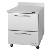Turbo Air PWR-28-D2-N 27" Commercial Worktop Refrigerator with 2 Drawers (115V)