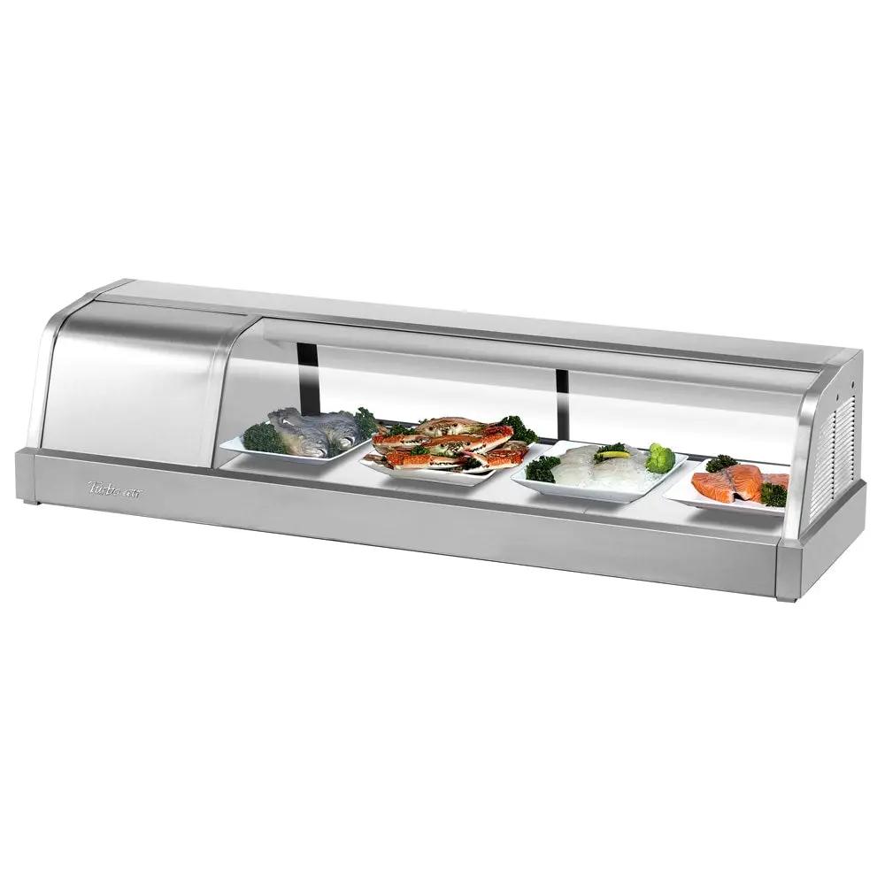Turbo Air 48" Refrigerated Sushi Display Case - Left Compressor, 115V