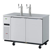 Turbo Air TBD-2SDD-N6: 58" 2-Column Kegerator Beer Dispenser - Stainless Steel, 115v