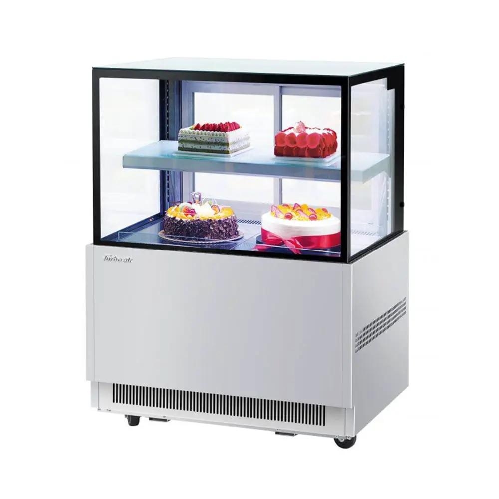 Turbo Air TBP36-46NN-S 35" Full-Service Bakery Display Case with Straight Glass and LED Lighting