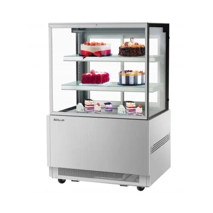 Turbo Air TBP36-54FN-S 35.38" Full-Service Bakery Display Case with Straight Glass - 3 Levels, 115v