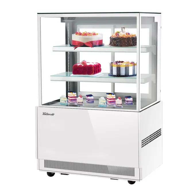 Turbo Air TBP36-54NN-W 35.38" Full-Service Refrigerated Bakery Display Case - (3) Levels, 115V