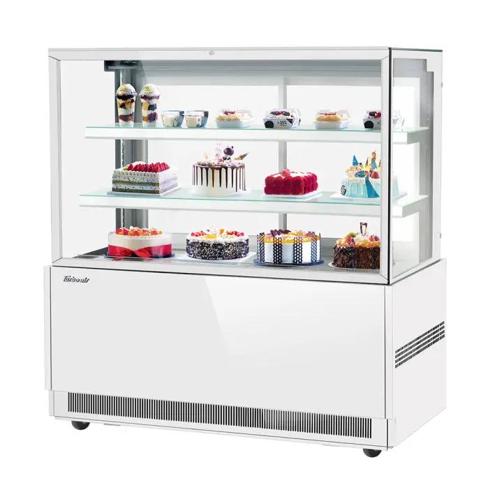 Turbo Air TBP60-54FN-W 59" Commercial Bakery Display Case with Straight Glass