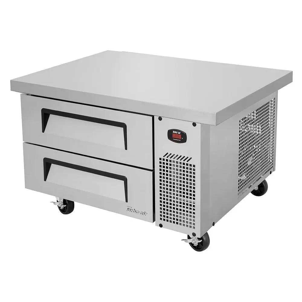 Turbo Air TCBE-36SDR-E-N6: 41 5/8" Super Deluxe Chef Base with 2 Drawers (115v)
