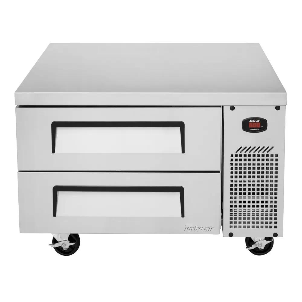 Turbo Air TCBE-36SDR-E-N6: 41 5/8" Super Deluxe Chef Base with 2 Drawers (115v)
