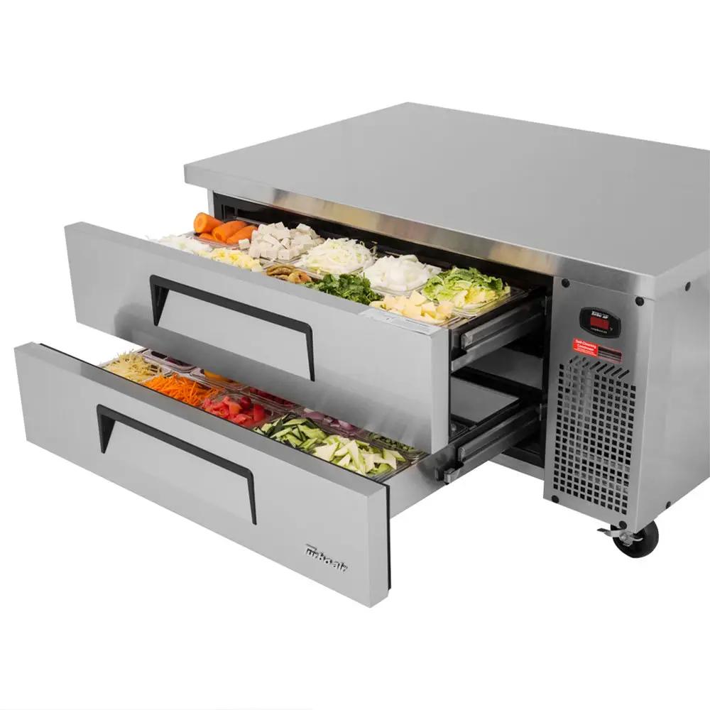 Turbo Air TCBE-48SDR-N 47 5/8" Super Deluxe Chef Base - 2 Drawers, 115v
