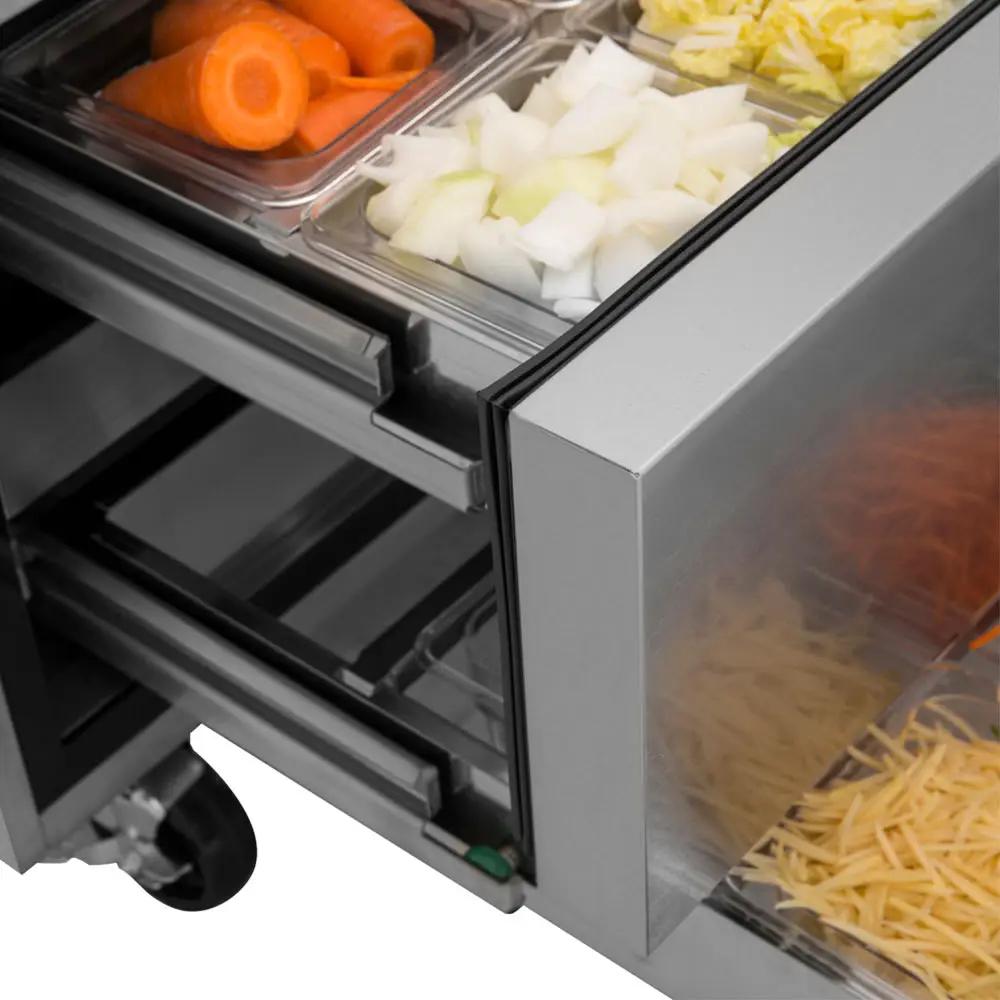 Turbo Air TCBE-48SDR-N 47 5/8" Super Deluxe Chef Base - 2 Drawers, 115v