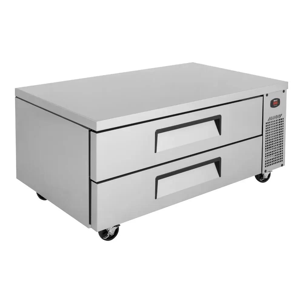 Turbo Air TCBE-52SDR-N 52.25" Super Deluxe Chef Base Refrigerator - 2 Drawers, Front Breather, 115V