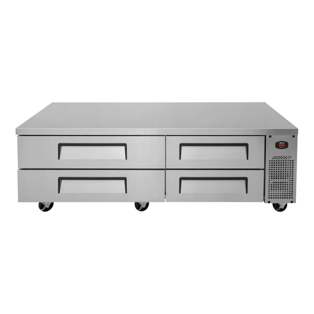 Turbo Air TCBE-72SDR-N 72" Super Deluxe Chef Base with 4 Drawers - 115V
