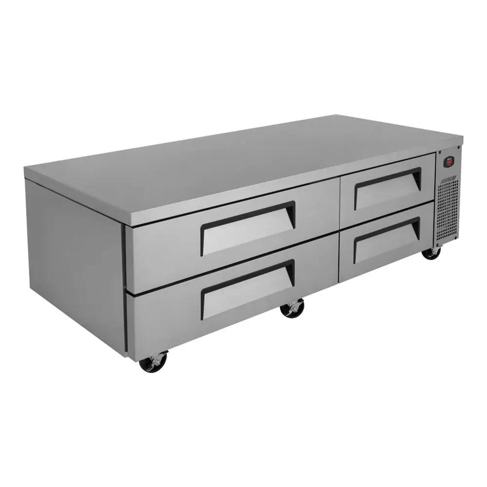 Turbo Air TCBE-72SDR-N 72" Super Deluxe Chef Base with 4 Drawers - 115V