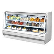 Turbo Air TCDD-96H-W-N 96" Curved Glass Full-Service Refrigerated Deli Case