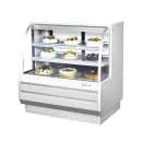 Turbo Air TCGB-48DR-W(B) 48" Dry Bakery Display Case with Curved Glass - 115V