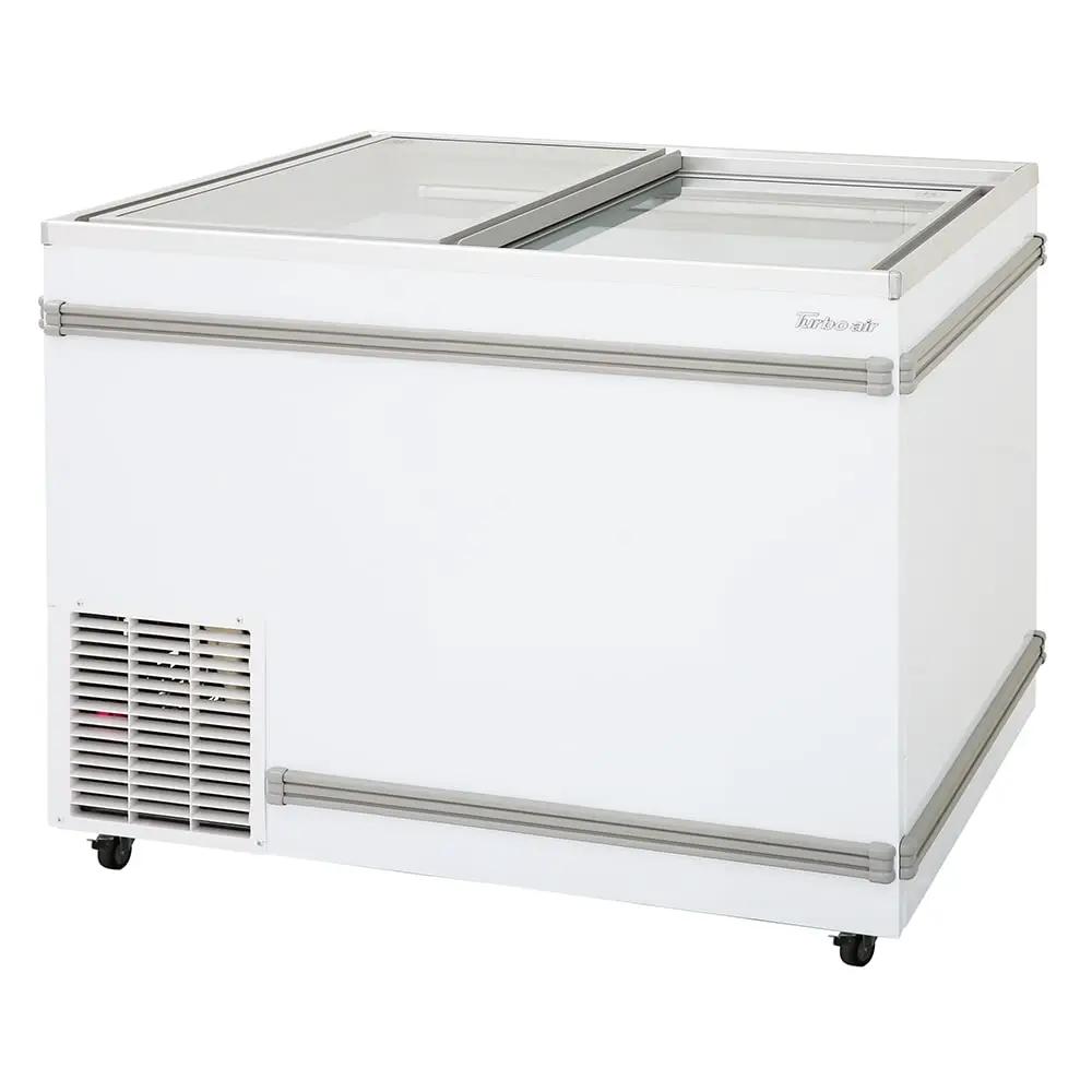 Turbo Air TFS-11F-N 40-Inch Mobile Chest Freezer with 15 Baskets - White, 115V