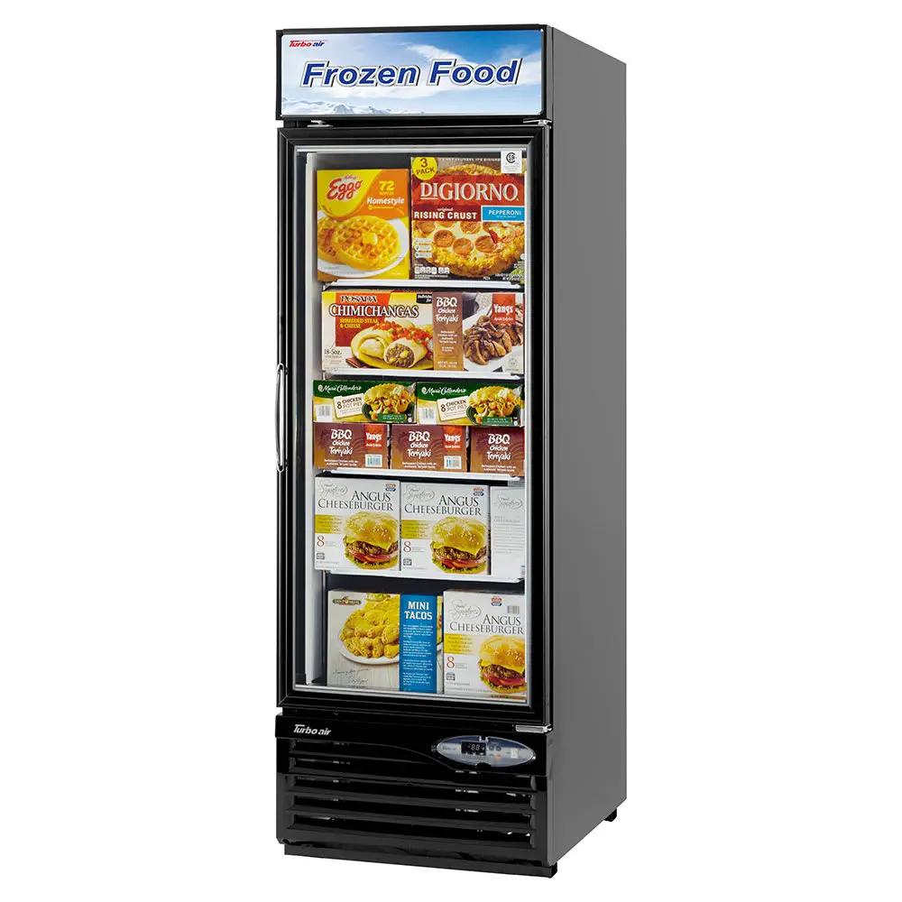 Turbo Air TGF-23FB-N 27" One Section Display Freezer w/ Swing Door - Bottom Mount Compressor, Black, 115v by Turbo Air (turbo-air-tgf-23fb-n-27-one-section-display-freezer-w-swing-door-bottom-mount-compressor-black-115v)