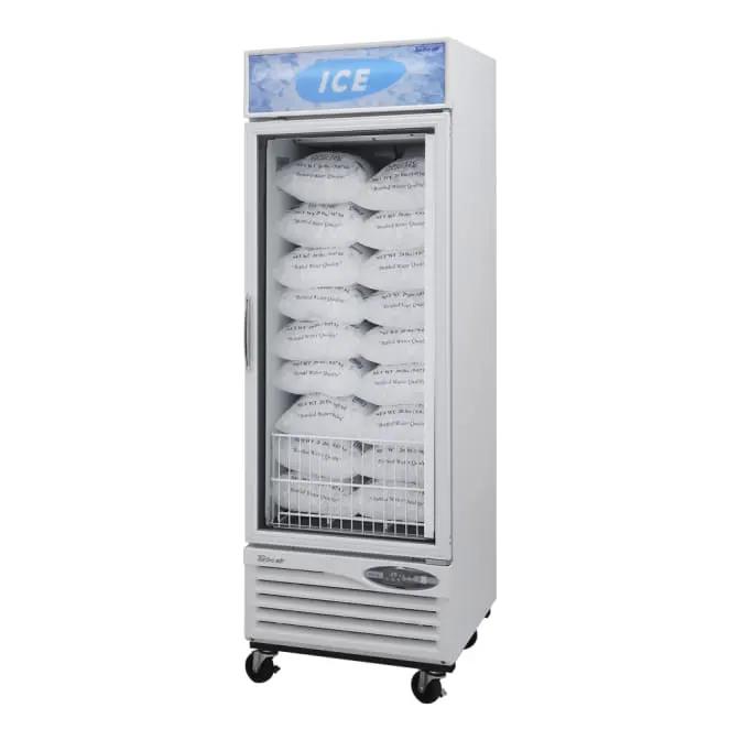 Turbo Air TGIM-23W-N 27" Indoor Glass Door Ice Merchandiser | Bottom Mount Compressor, 115v