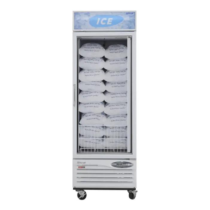 Turbo Air TGIM-23W-N 27" Indoor Glass Door Ice Merchandiser | Bottom Mount Compressor, 115v