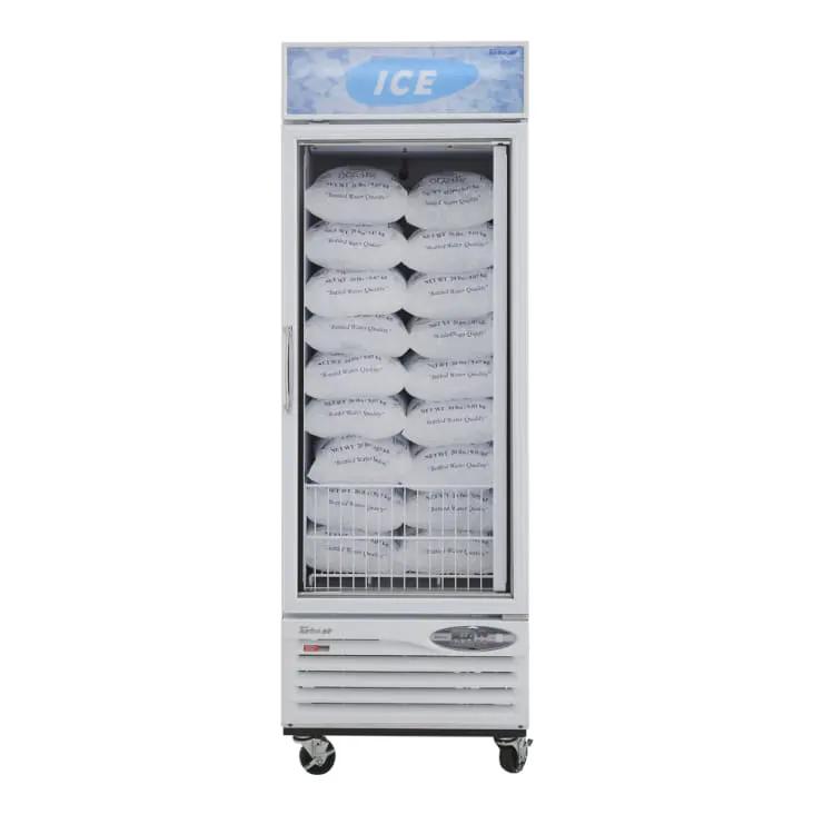 Turbo Air TGIM-23W-N 27" Indoor Glass Door Ice Merchandiser | Bottom Mount Compressor, 115v